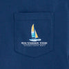 Beachside Catamarans Long Sleeve T-Shirt in Seven Seas by Southern Tide - Country Club Prep