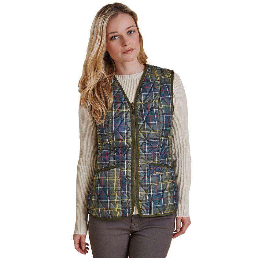 Betty Interactive Gilet Liner in Classic Tartan by Barbour - Country Club Prep