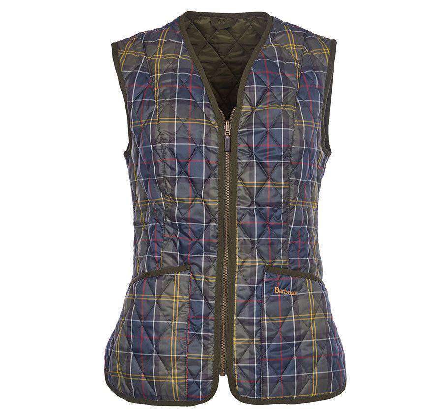 Betty Interactive Gilet Liner in Classic Tartan by Barbour - Country Club Prep