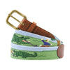 Beware of Gators Needlepoint Belt by Smathers & Branson - Country Club Prep