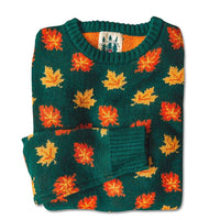 The Big Cozy Fall Leaf Sweater by Kiel James Patrick - Country Club Prep