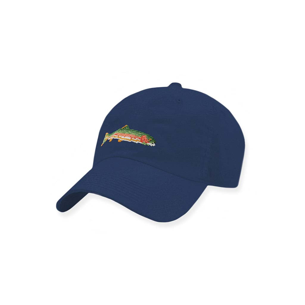 Big Trout Needlepoint Performance Hat by Smathers & Branson - Country Club Prep