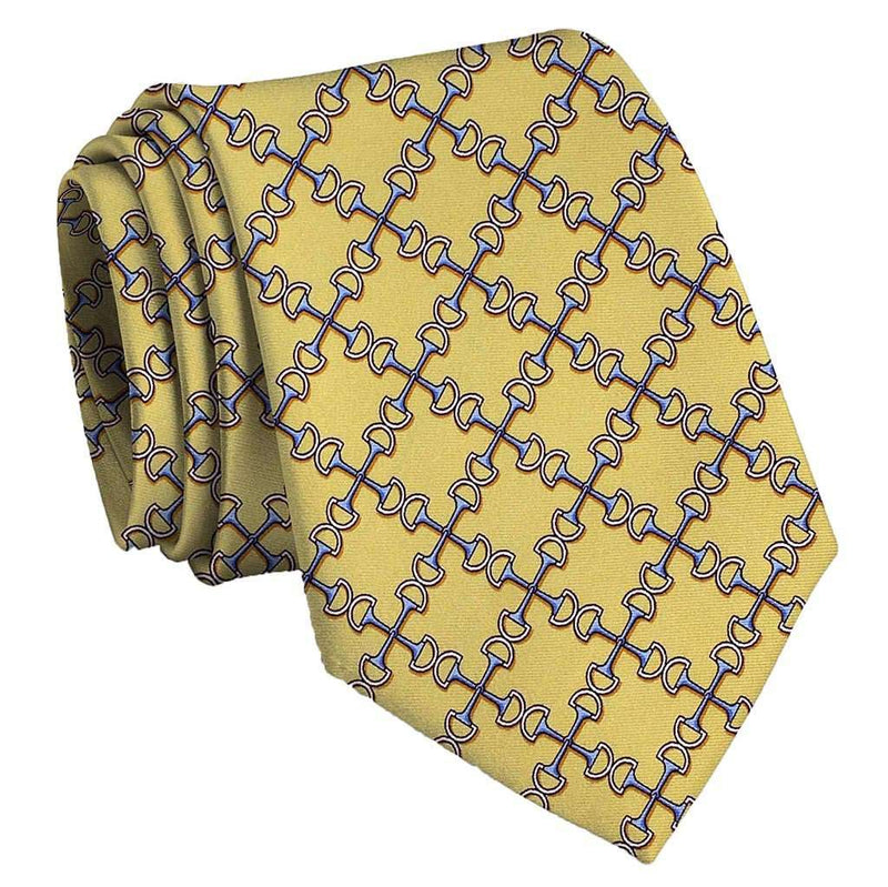 Two Bits Tie in Yellow by Bird Dog Bay - Country Club Prep