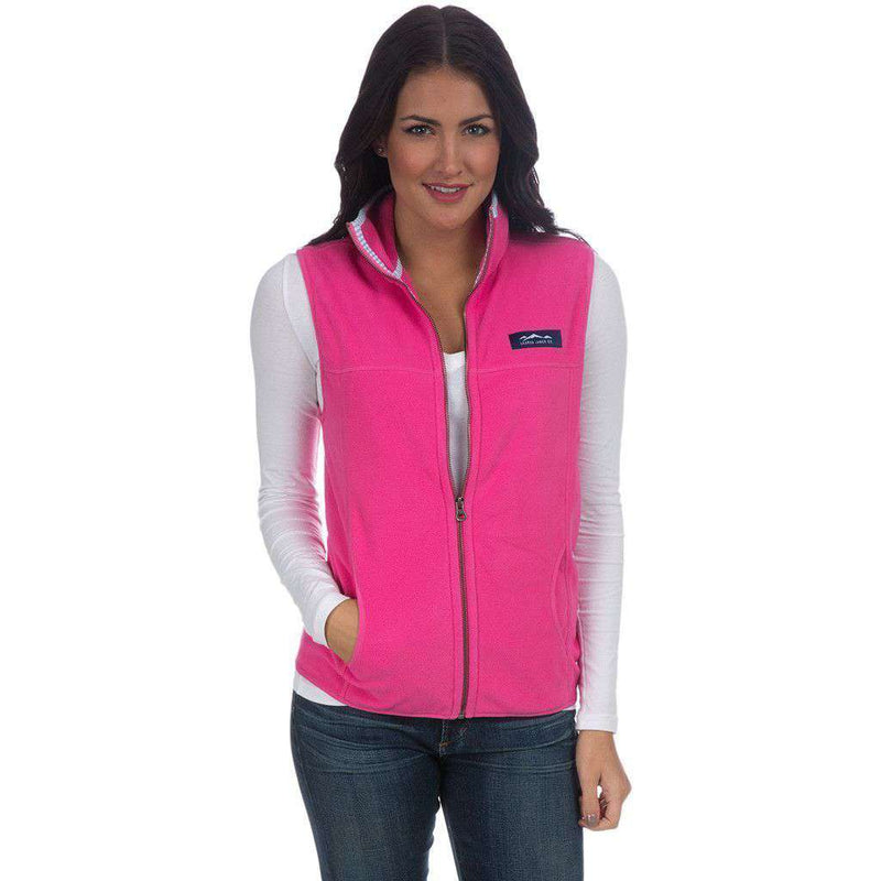 Blakely Vest in Fuchsia Pink by Lauren James - Country Club Prep