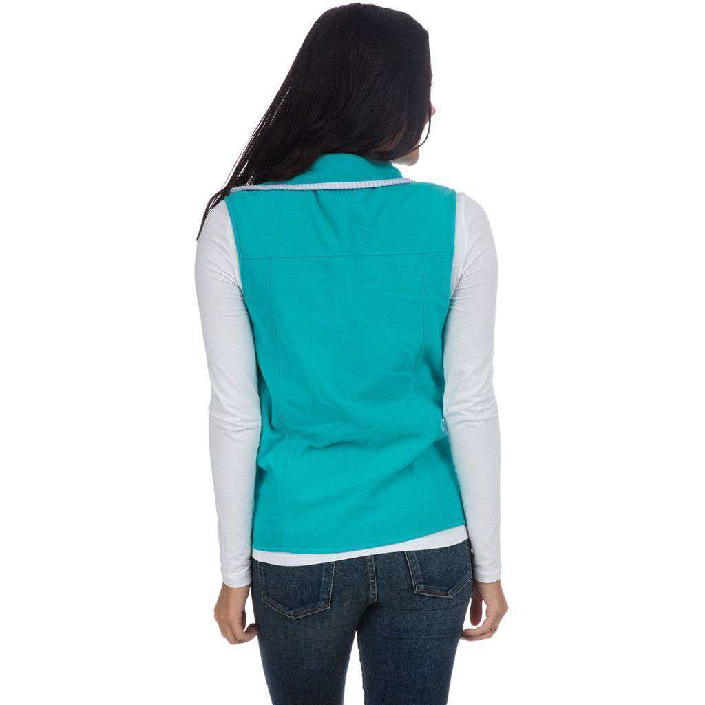 Blakely Vest in Lagoon Green by Lauren James - Country Club Prep