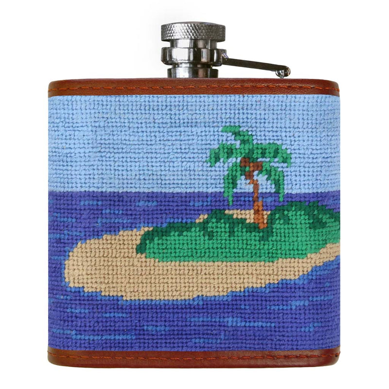 Boat Drink Needlepoint Flask by Smathers & Branson - Country Club Prep