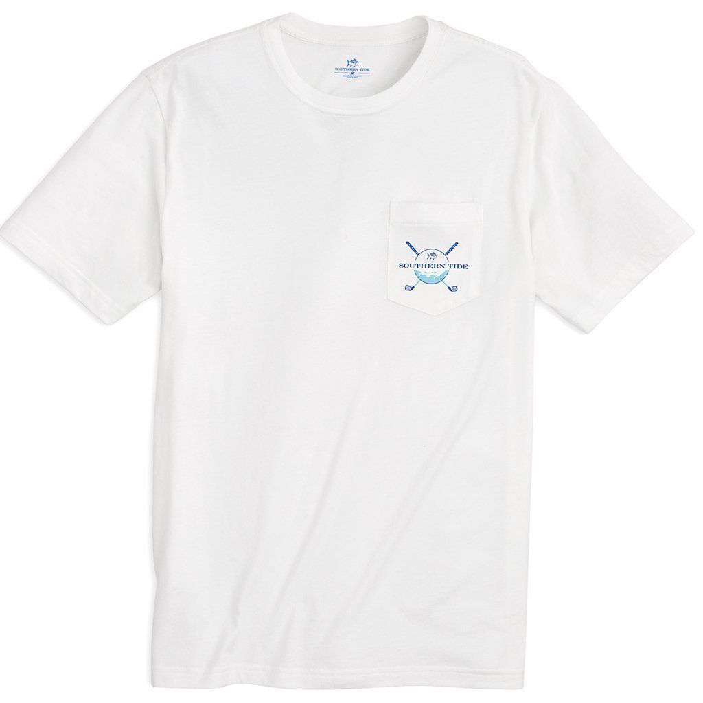 Bogeys and Pars T-Shirt in Classic White by Southern Tide - Country Club Prep