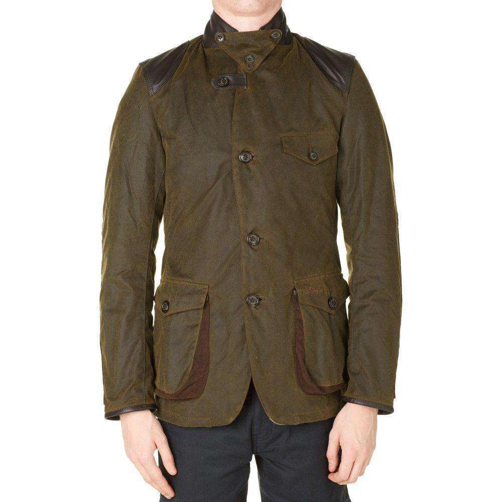 Barbour Boneyard Wax Jacket in Olive – Country Club Prep