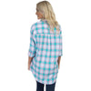 Boyfriend Flannel in Lagoon Blue by Lauren James - Country Club Prep