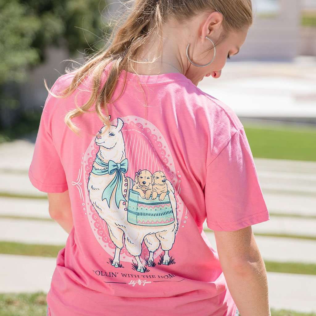 Llama Puppies Tee by Lily Grace - Country Club Prep