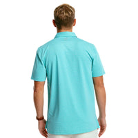 Driver Heather Micro Striped Performance Polo by Southern Tide - Country Club Prep