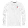 Men's Long Sleeve Red Box Tee in TNF White by The North Face - Country Club Prep