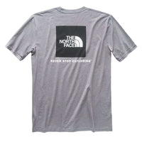Men's Red Box Tee in Medium Grey Heather & Black by The North Face - Country Club Prep
