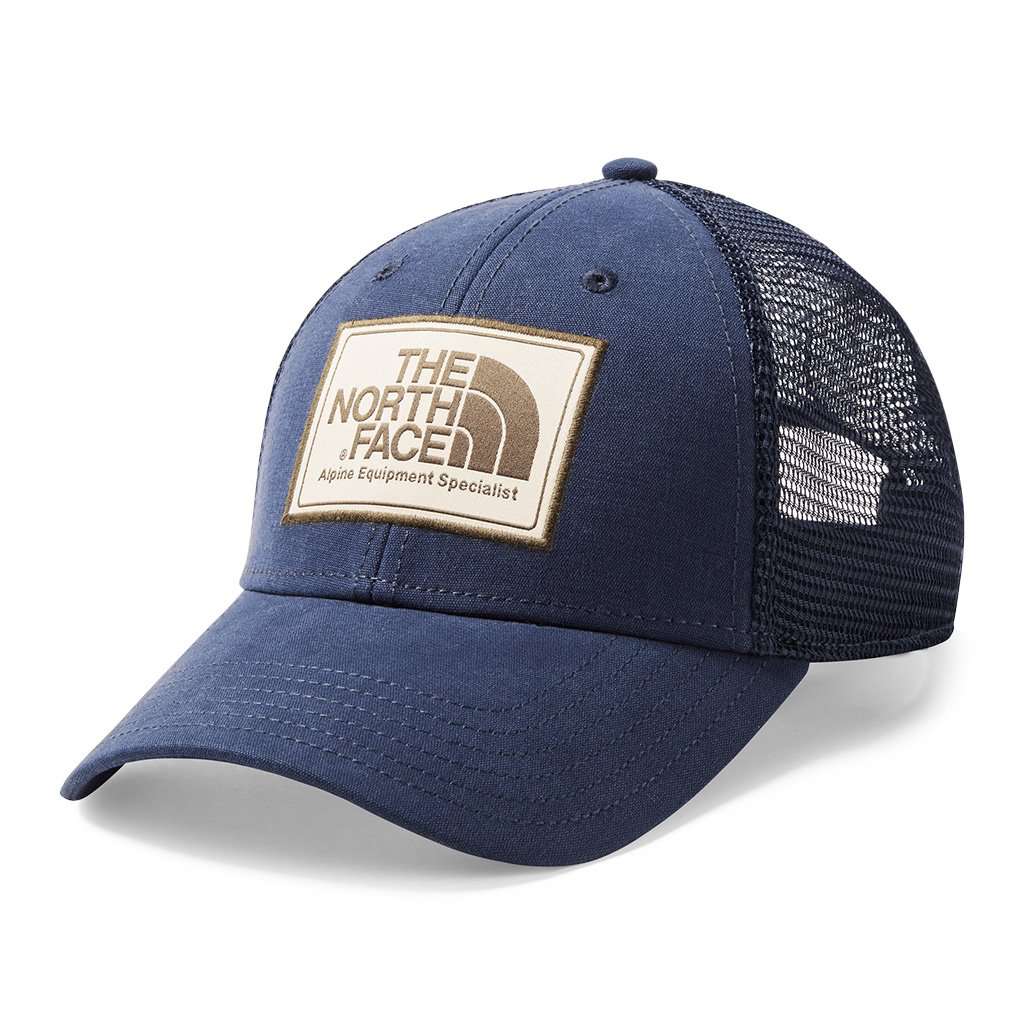 Mudder Trucker Hat in Urban Navy & Peyote Beige by The North Face - Country Club Prep