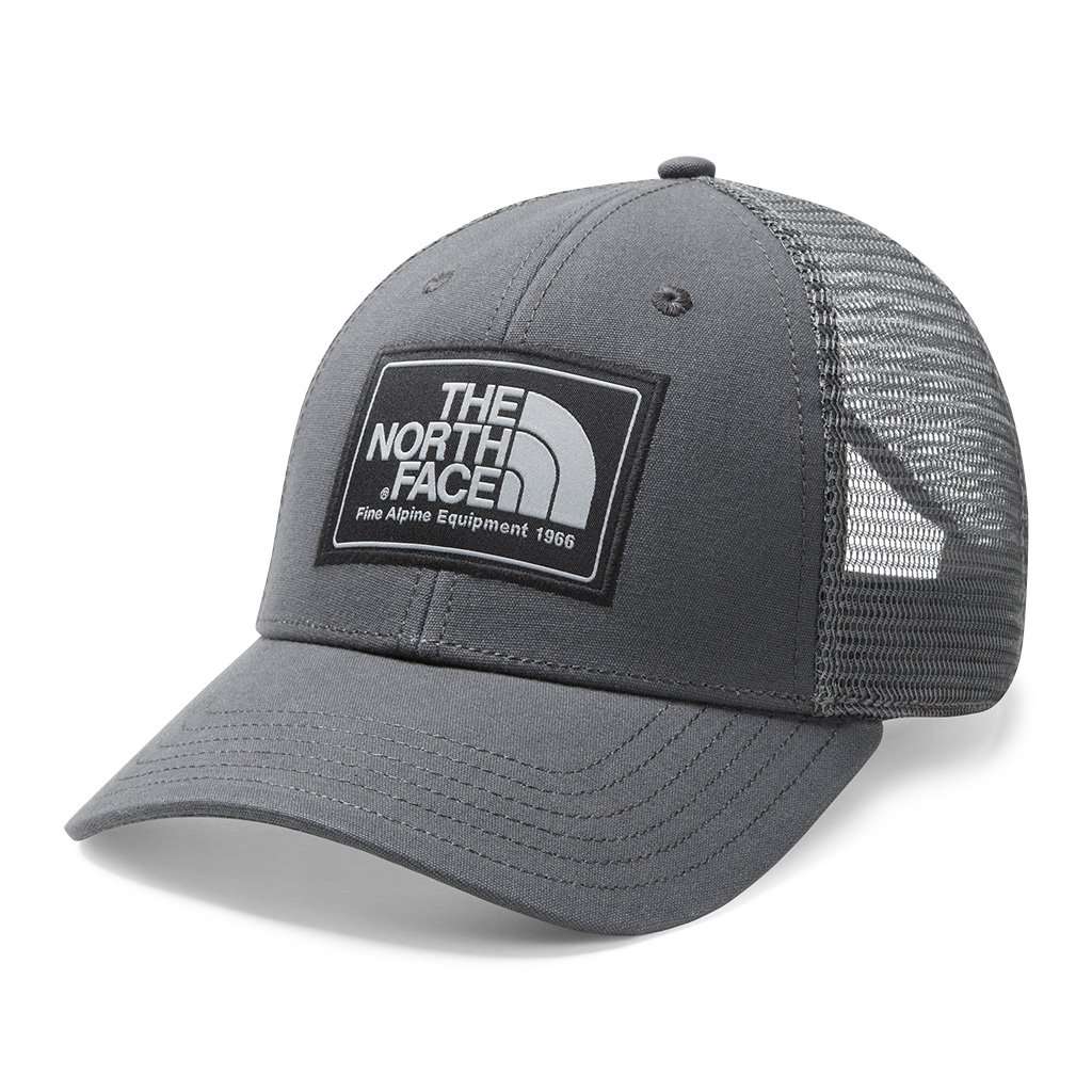Mudder Trucker Hat in Weathered Black, TNF Black & Mid Grey by The North Face - Country Club Prep