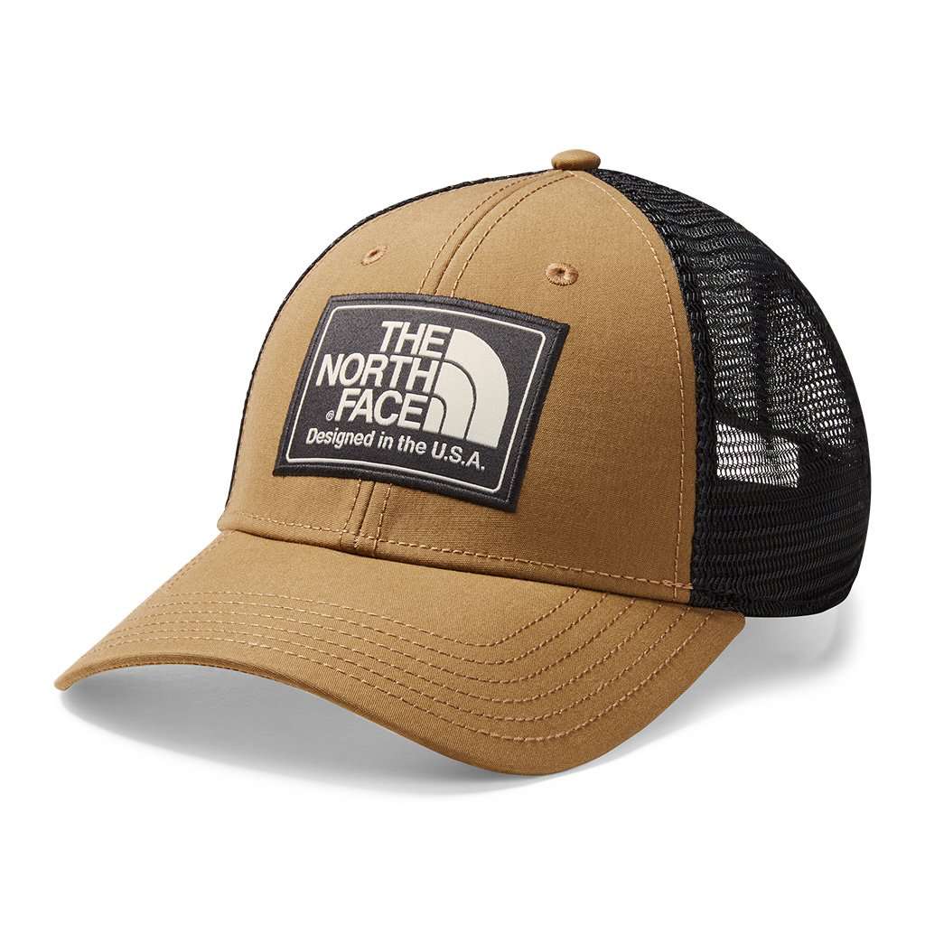 Mudder Trucker Hat in Cargo Khaki Heather & Weathered Black by The North Face - Country Club Prep