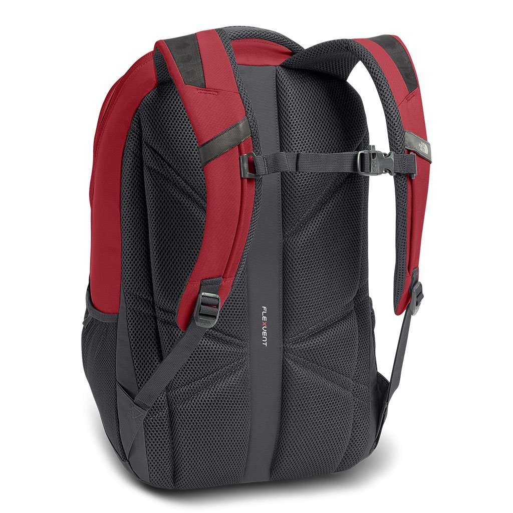 Jester Backpack in Rage Red & Asphalt Grey by The North Face Rage Red & Asphalt Grey