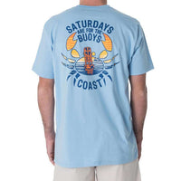 For The Buoys Classic Tee in Beachwash Blue by Coast - Country Club Prep