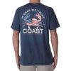 In Crab We Trust Classic Tee in Navy by Coast - Country Club Prep