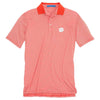 Gameday Feeder Stripe Performance Polo- Clemson University in Endzone Orange by Southern Tide - Country Club Prep