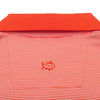 Gameday Feeder Stripe Performance Polo- Clemson University in Endzone Orange by Southern Tide - Country Club Prep