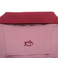 Gameday Feeder Stripe Performance Polo- Florida State University in Chianti by Southern Tide - Country Club Prep