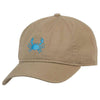 Crab Logo Hat in Khaki by Coast - Country Club Prep