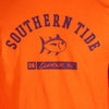 CU Long Sleeve Campus Tee in Endzone Orange by Southern Tide - Country Club Prep