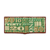Cash Money Needlepoint Wallet in Sage by Smathers & Branson - Country Club Prep