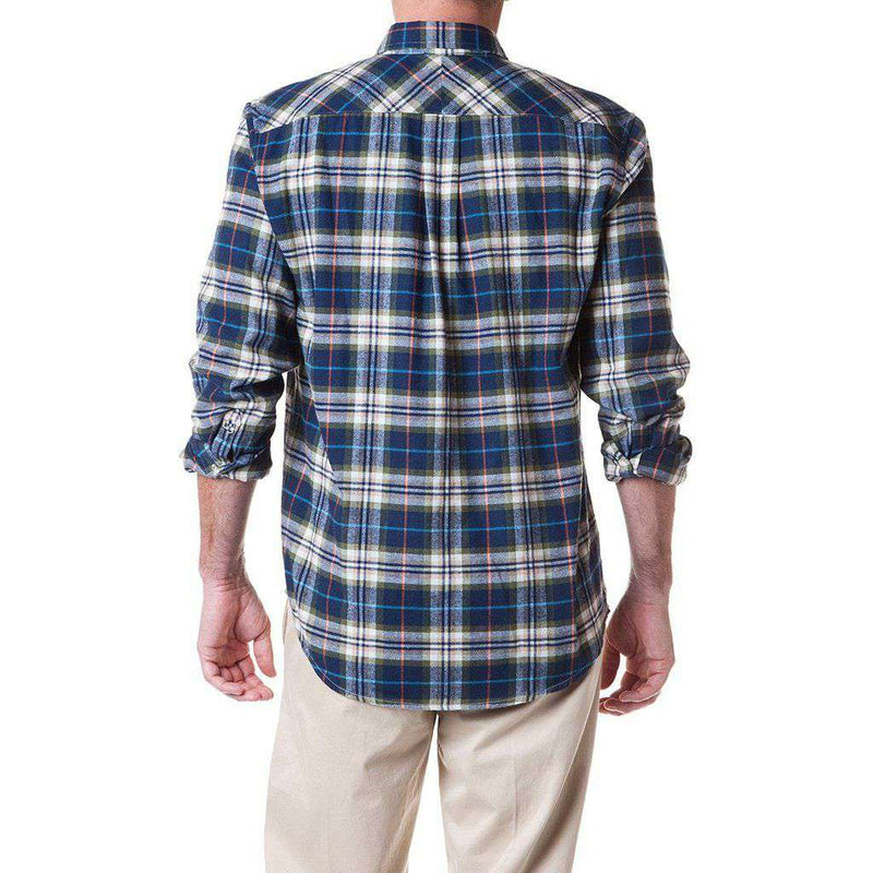 Chase Flannel Shirt in Sherwood Plaid by Castaway Clothing - Country Club Prep