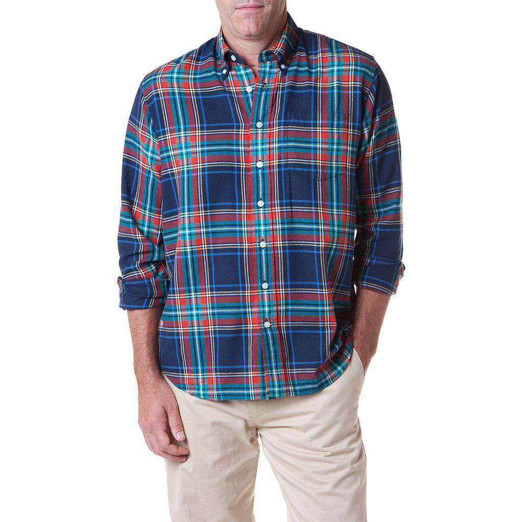 Chase Shirt in Central Wharf Plaid by Castaway Clothing - Country Club Prep