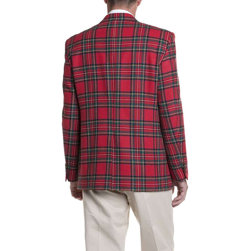 Holiday Tartan Blazer in Royal Stewart by Castaway Clothing - Country Club Prep