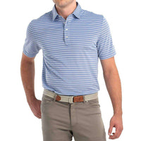 Cay Striped Pique Prep-Formance Pique Polo by Johnnie-O - Country Club Prep