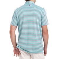 Cay Striped Pique Prep-Formance Pique Polo by Johnnie-O - Country Club Prep