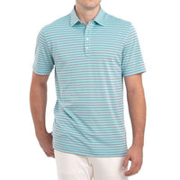 Cay Striped Pique Prep-Formance Pique Polo by Johnnie-O - Country Club Prep