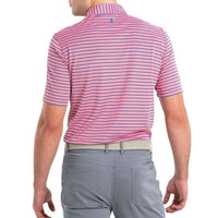 Cay Striped Pique Prep-Formance Pique Polo by Johnnie-O - Country Club Prep