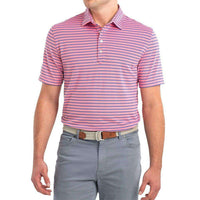 Cay Striped Pique Prep-Formance Pique Polo by Johnnie-O - Country Club Prep