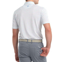 Cay Striped Pique Prep-Formance Pique Polo by Johnnie-O - Country Club Prep