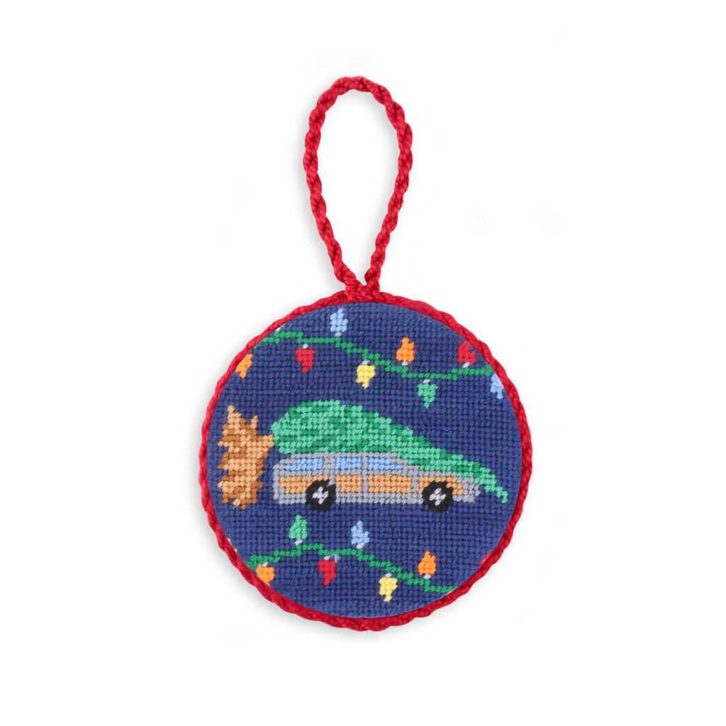Christmas Vacation Needlepoint Ornament by Smathers & Branson - Country Club Prep