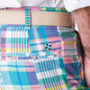 Cisco Short in Chatham Patch Madras by Castaway Clothing - Country Club Prep