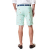 Stretch Twill Cisco Short with Embroidered Hangover Special in Mint by Castaway Clothing - Country Club Prep