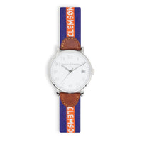Clemson University Needlepoint Watch by Smathers & Branson - Country Club Prep