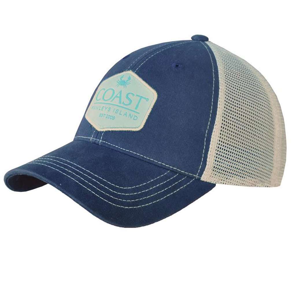 Trucker Hat in Coast Green Patch by Coast - Country Club Prep