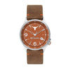 Texas Longhorns Canyon Ridge 3-Hand Date Saddle Leather Watch by Columbia Sportswear - Country Club Prep