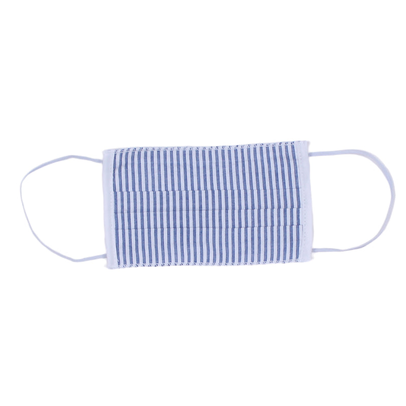 Classic Seersucker Cotton Mask by Pink Pineapple - Country Club Prep