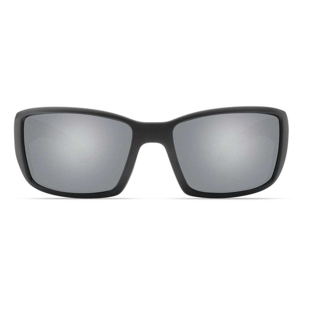 Blackfin Sunglasses in Matte Black with Gray Polarized Glass Lenses by Costa del Mar - Country Club Prep
