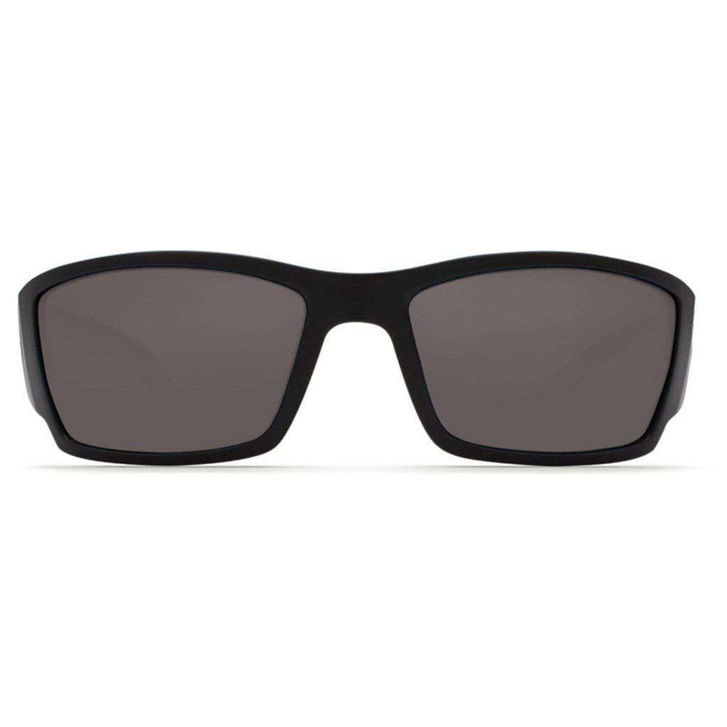 Corbina Sunglasses in Blackout with Gray Polarized Glass Lenses by Costa del Mar - Country Club Prep