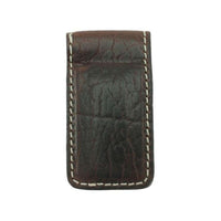 Vegas Bison Money Clip in Briar Brown by Country Club Prep - Country Club Prep