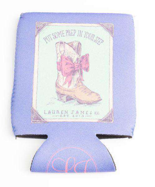 Prep In My Step Can Holder in Periwinkle by Lauren James - Country Club Prep