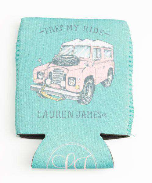 Prep My Ride Can Holder in Seafoam by Lauren James - Country Club Prep